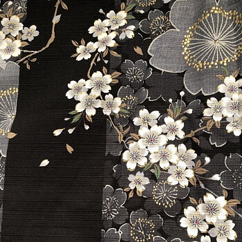 Yukata, Svart blomma