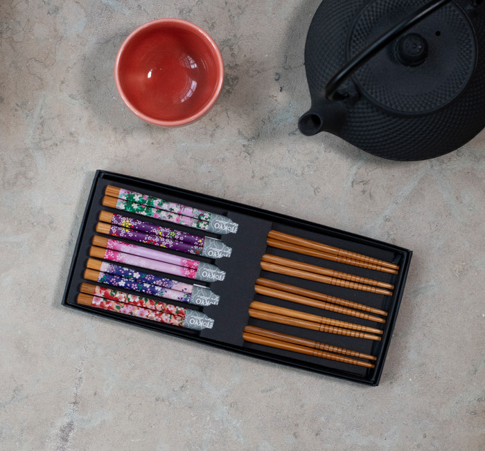 Ätpinnar Sakura, 5-pack - 3