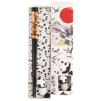 Ätpinnar med ställ PANDA, Japan