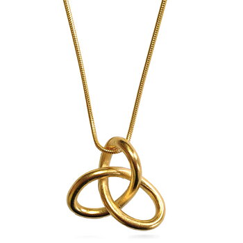 Halsband Gordisk Knut, med kedja