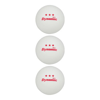  Dynamic TT Ball 3-star 3st Bordtennisbollar