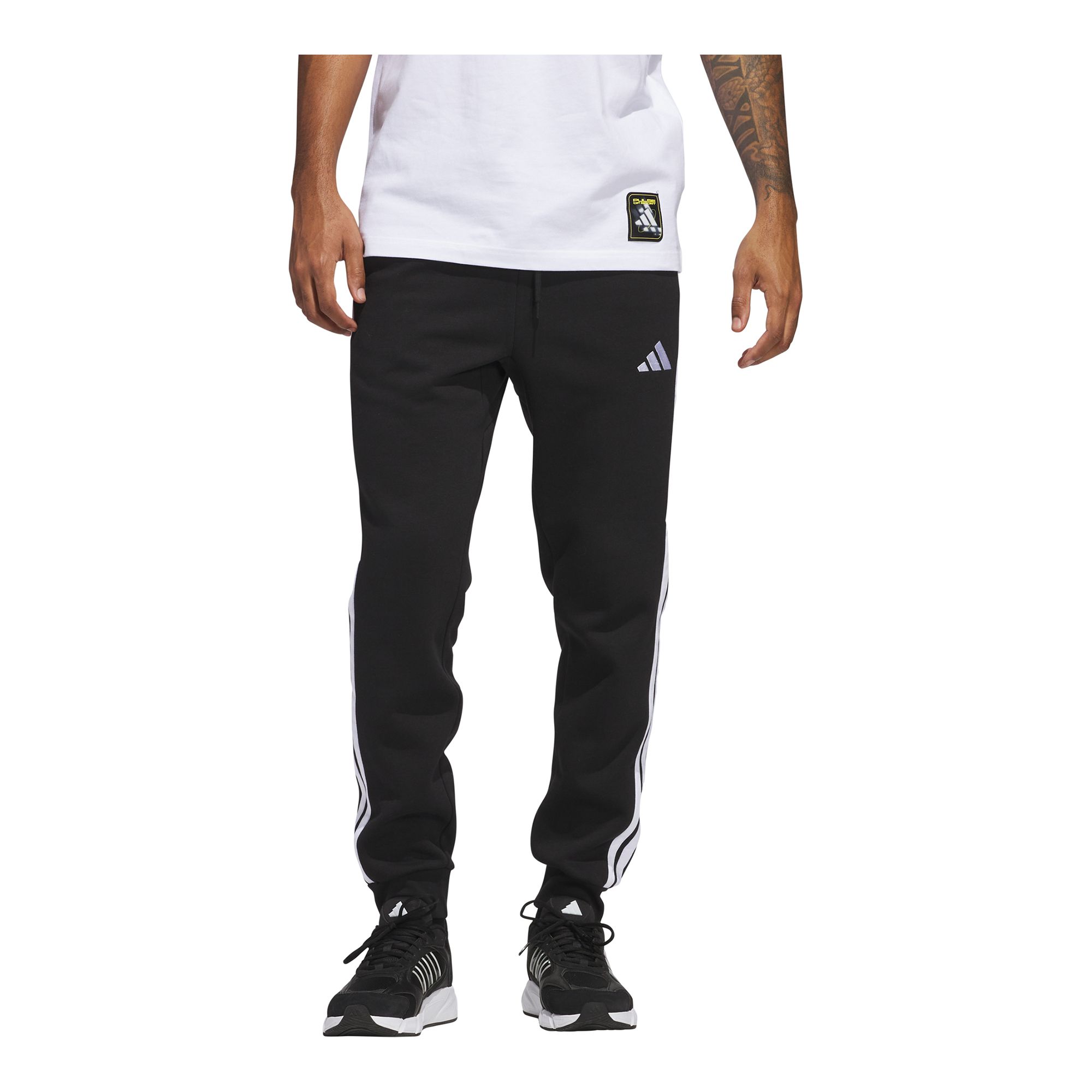 Adidas Essentials 3-Stripes Fleece Joggers Collegebyxor - 2
