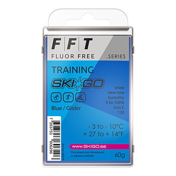 Skigo FFT  Blue Glider -3 /-10, 60g Skidvalla