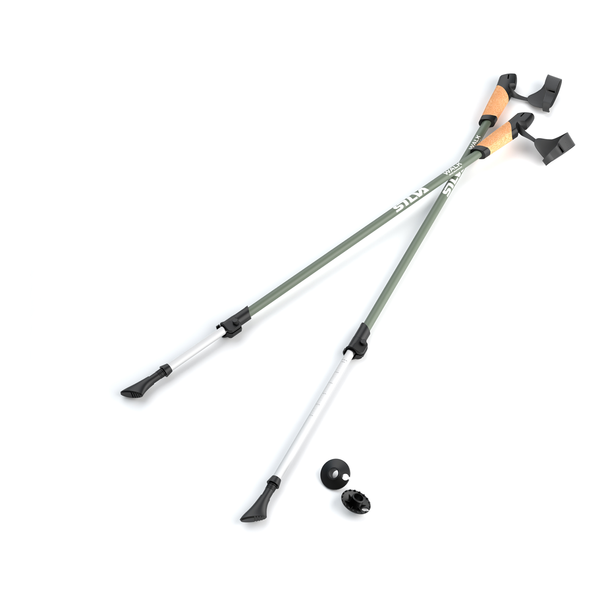 Silva Walking Poles Aluminum Cork