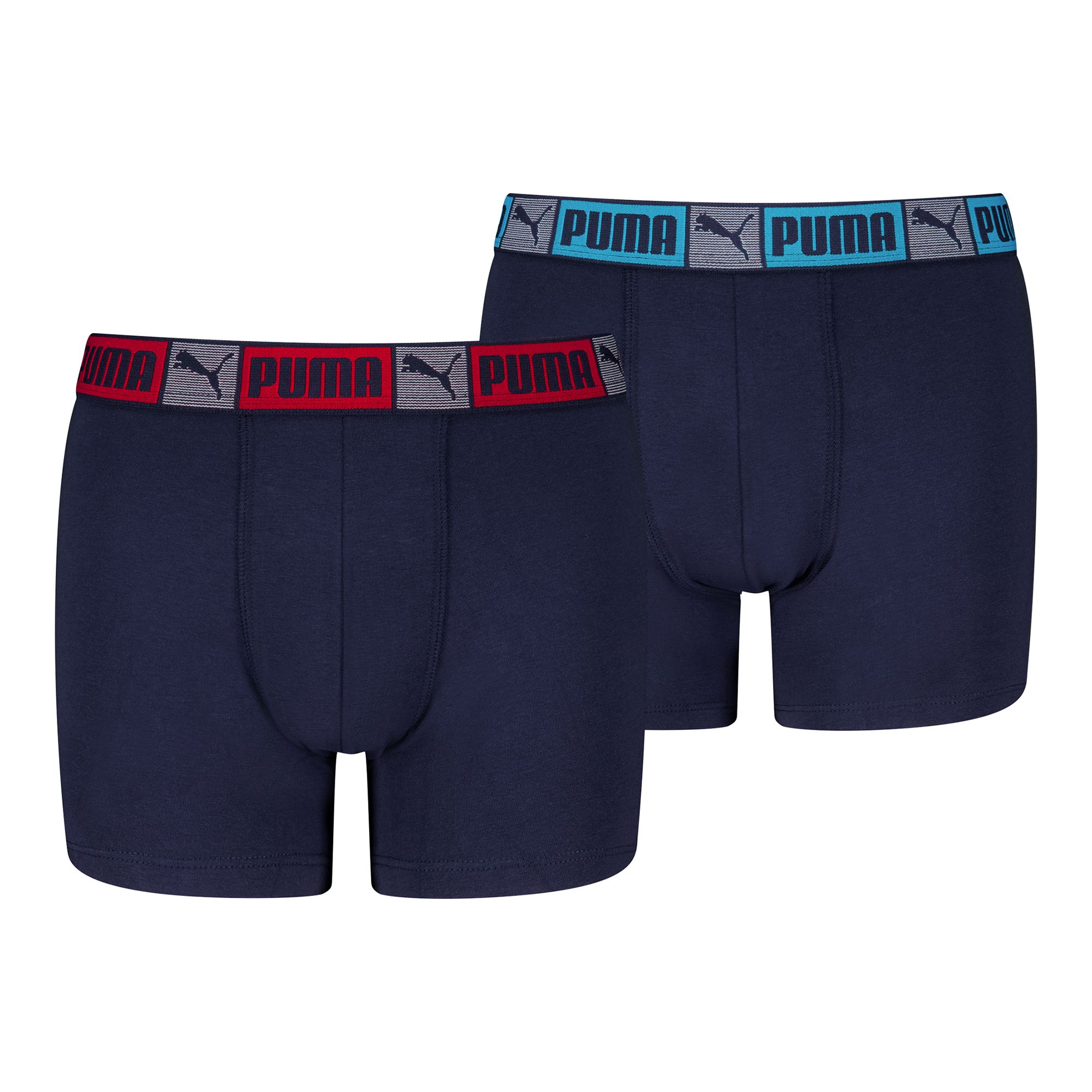 Puma Boys Logo Block Elastic Boxers 2-Pack - 2