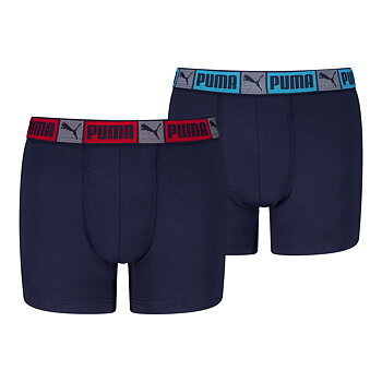 Puma Boys Logo Block Elastic Boxers 2-Pack