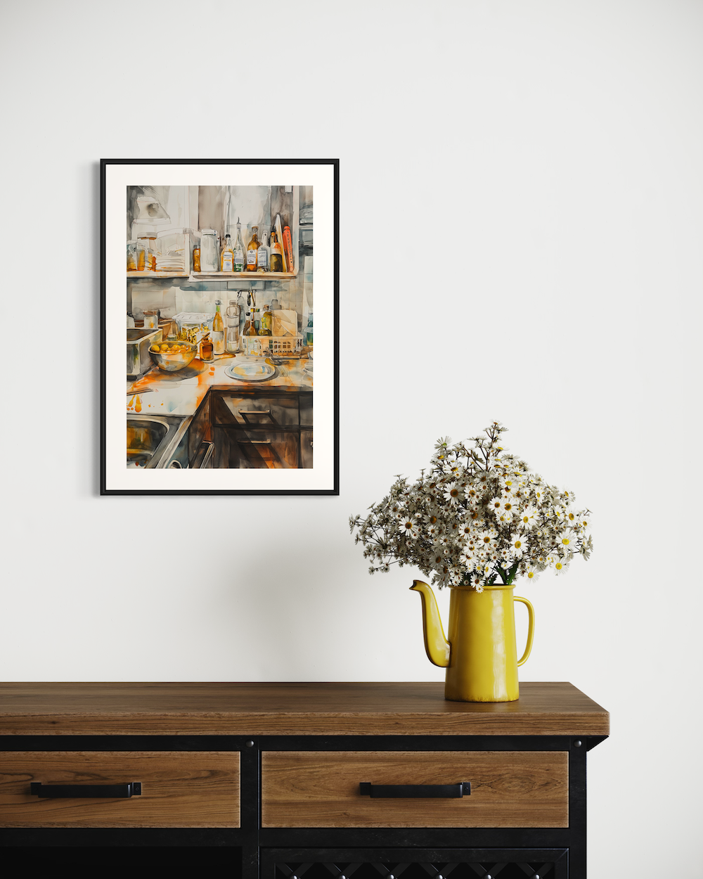 Kitchen In The Morning - Poster