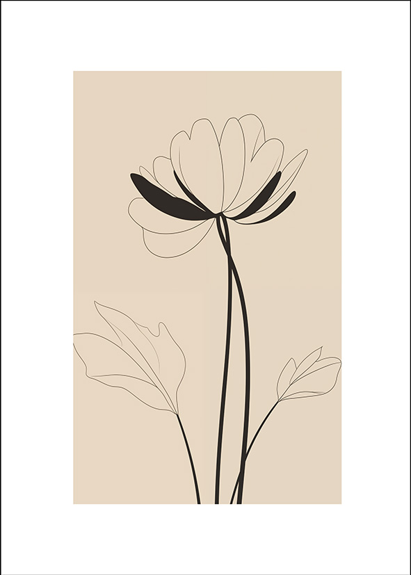 Lines Of Flowers - Poster - 2