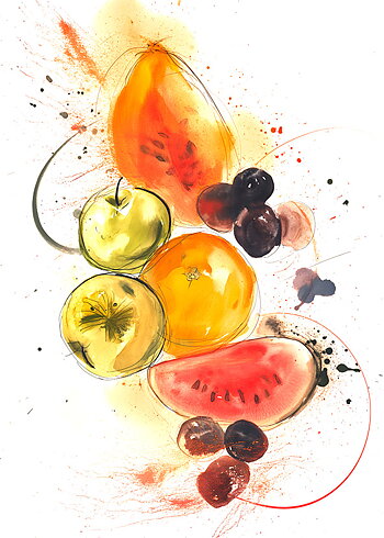 Fruktsallad - Poster
