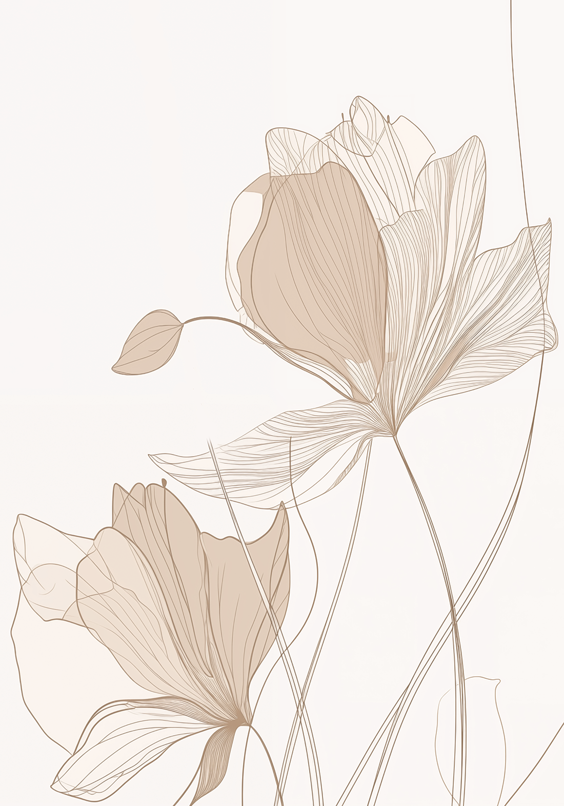Soft Flowers - Poster - 2