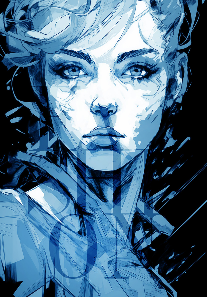 Blue Fashion - Poster - 2