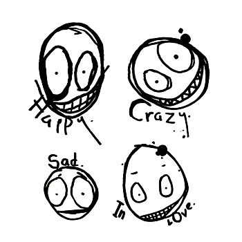Mini faces - Mini Poster