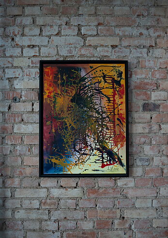 Originalmålning - Nirvana - Linda Pedersen