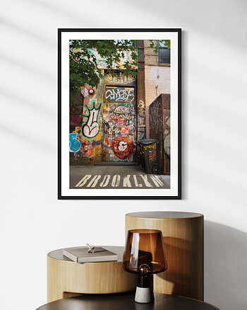 Ny Door In Brooklyn - Poster