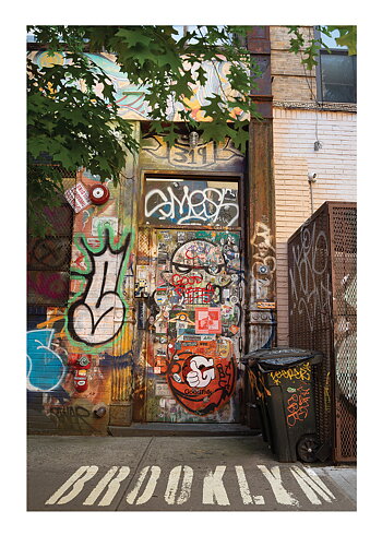 Ny Door In Brooklyn - Poster