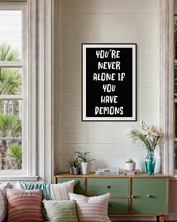 You´Re Never Alone - Poster
