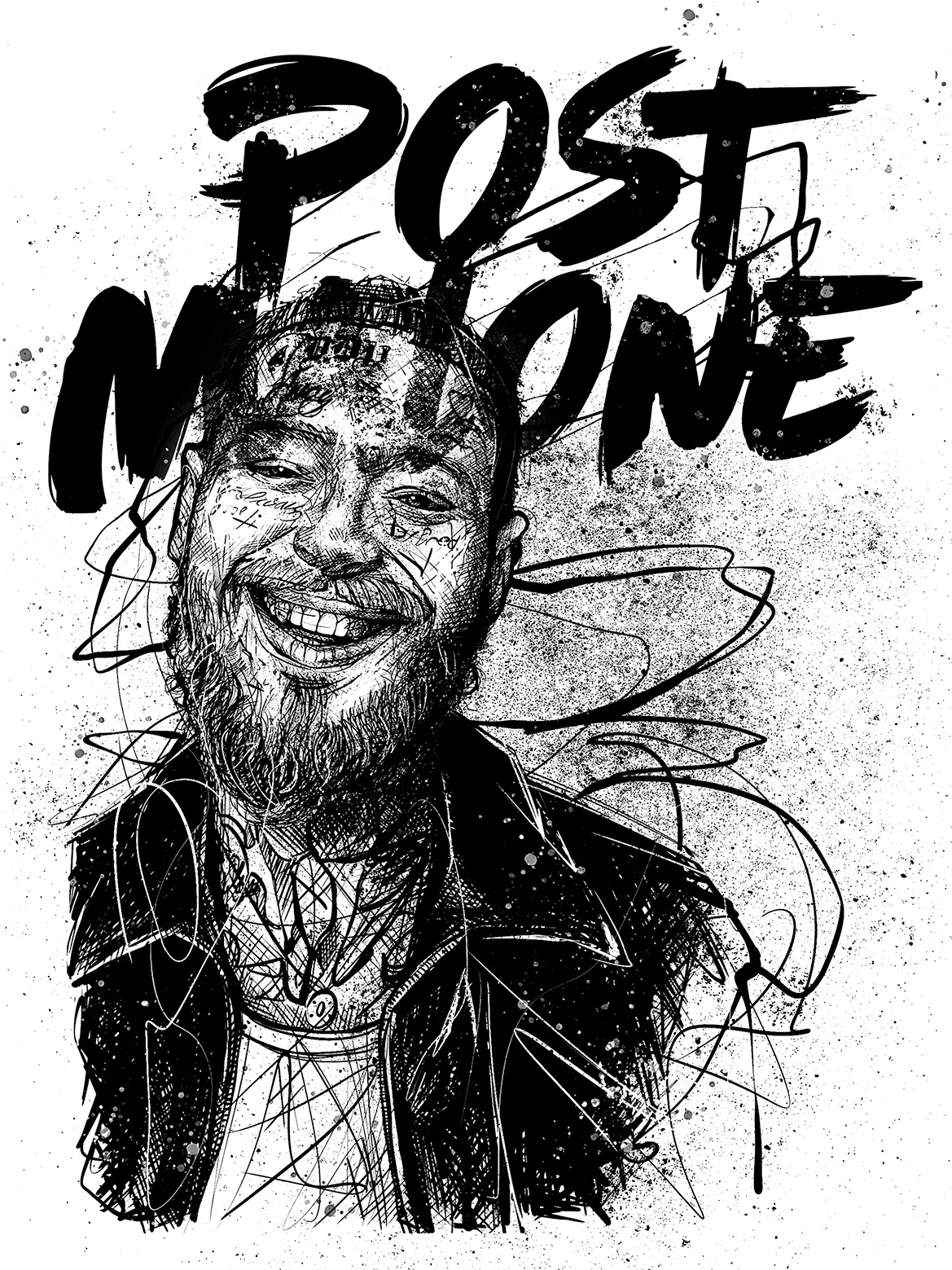 Post Malone White - Poster - 2
