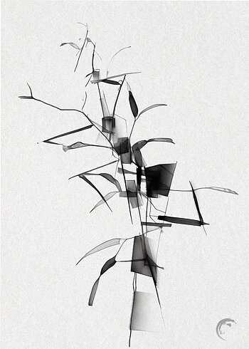 Line Leaf - Poster