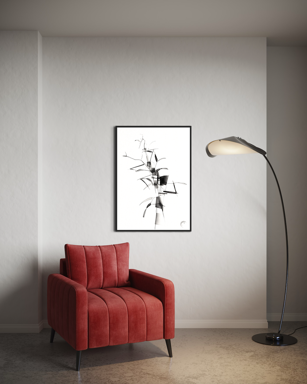 Line Leaf - Poster