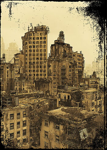 Fallen City No1 - Poster