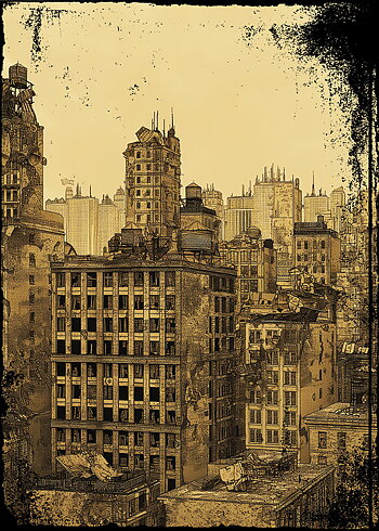 Fallen City No2 - Poster