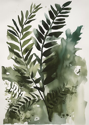 Leaf Of Water - Poster