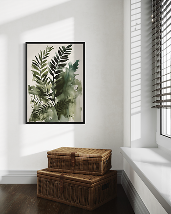 Leaf Of Water - Poster