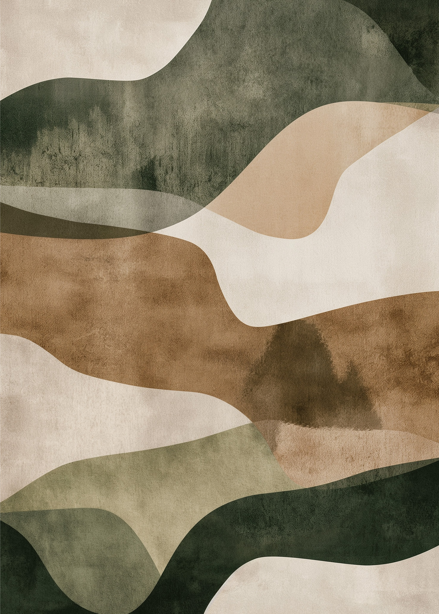Dark Green Abstract