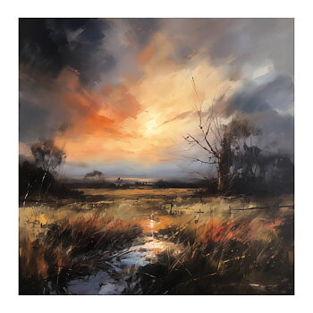 Landscape The Creek - Poster