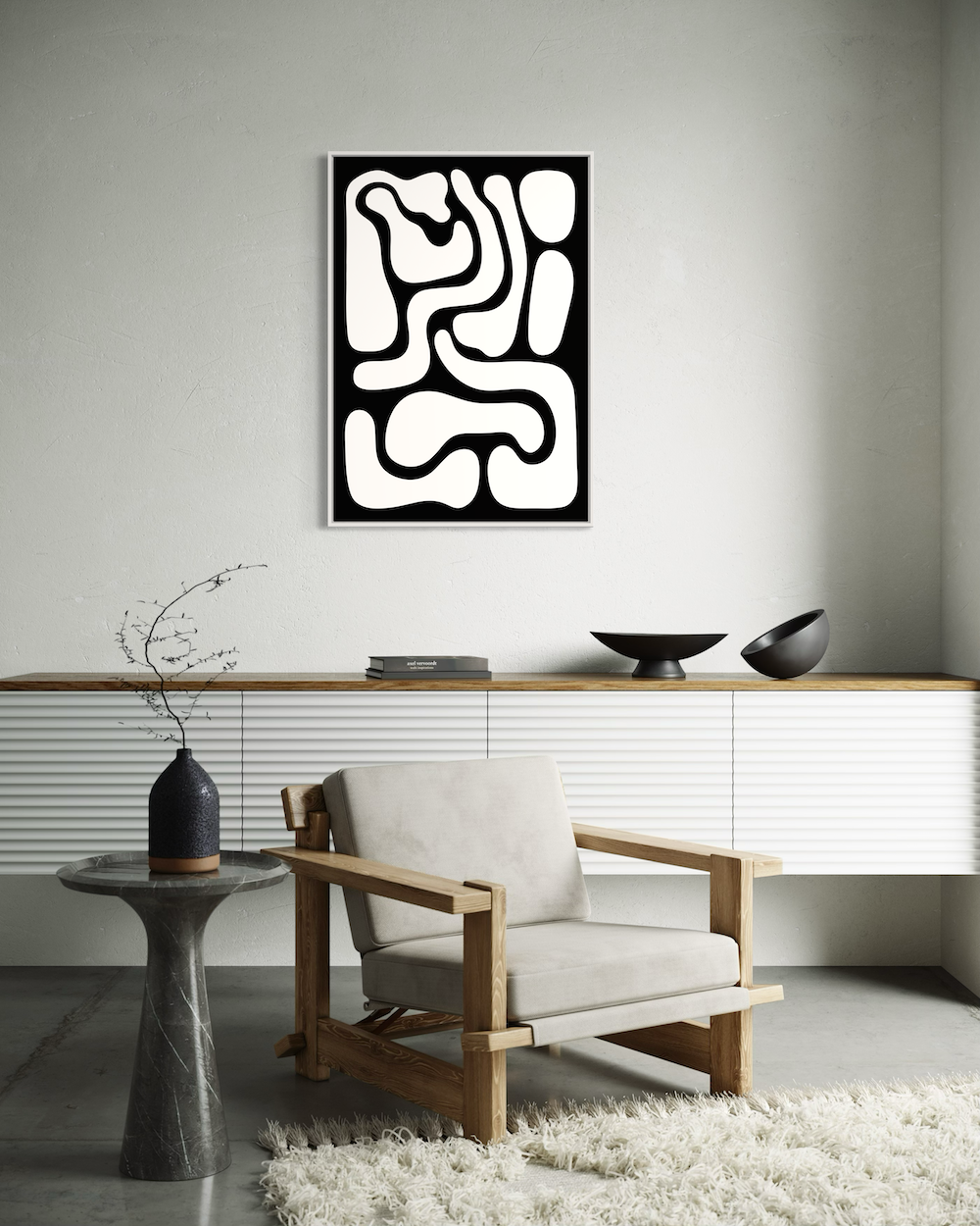 Soft Shapes No1 - Poster - 2