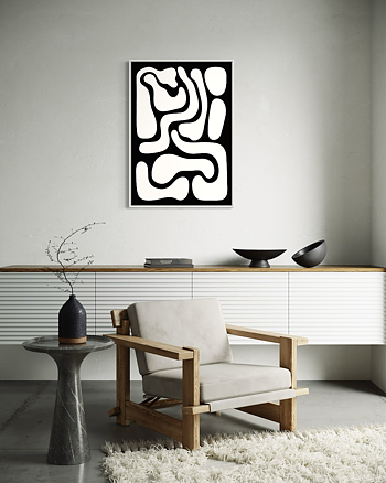 Soft Shapes No1 - Poster