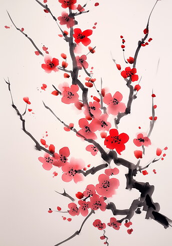Cherry Blossom No3 - Poster