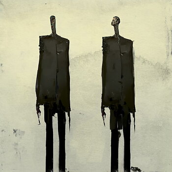 Tow Man No2 - Poster