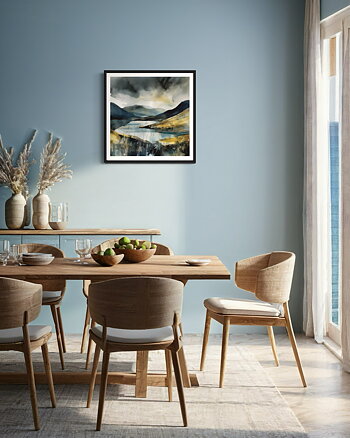 Landscape Lake - Poster