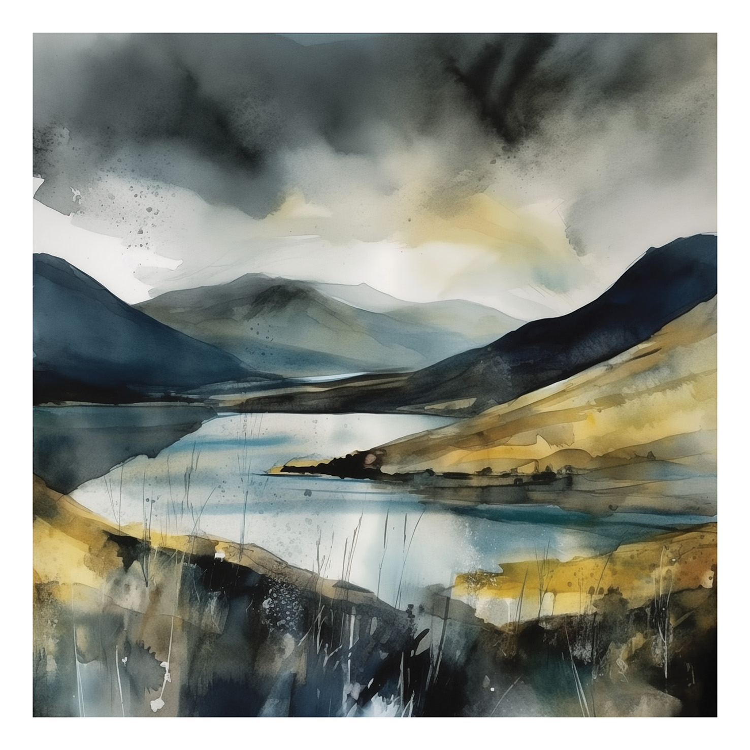 Landscape Lake - Poster - 2