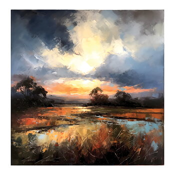 Landscape Sunlight - Poster