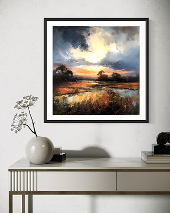 Landscape Sunlight - Poster