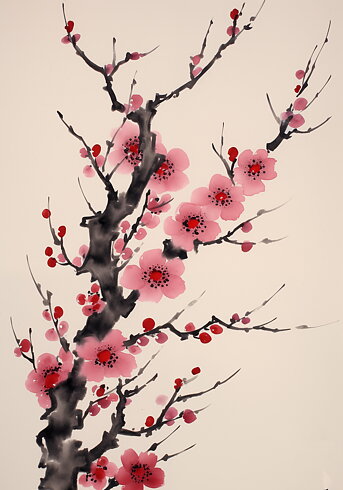 Cherry Blossom No4 - Poster