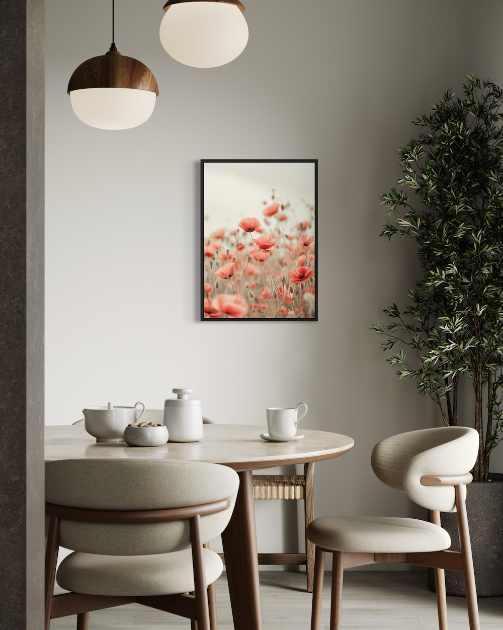 Field Of Poppys - Poster