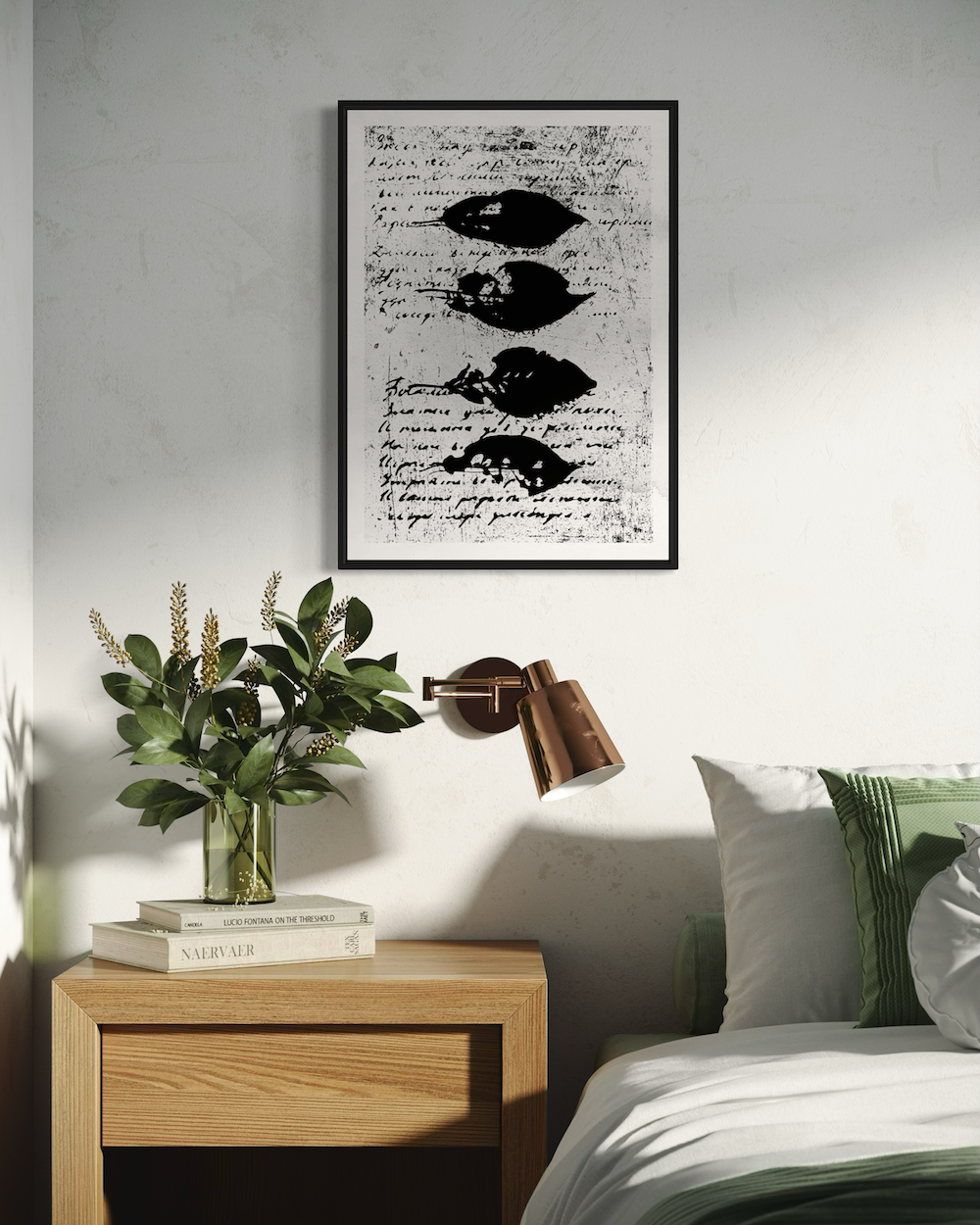Letters And Leafs - Poster