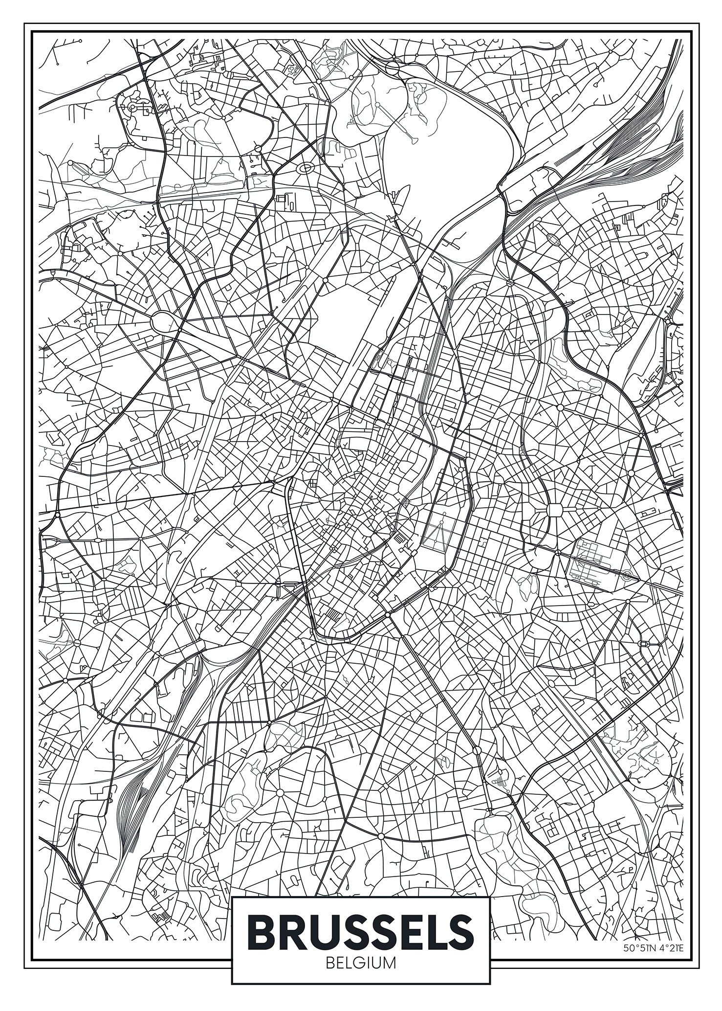 City Brussels - Poster - 3
