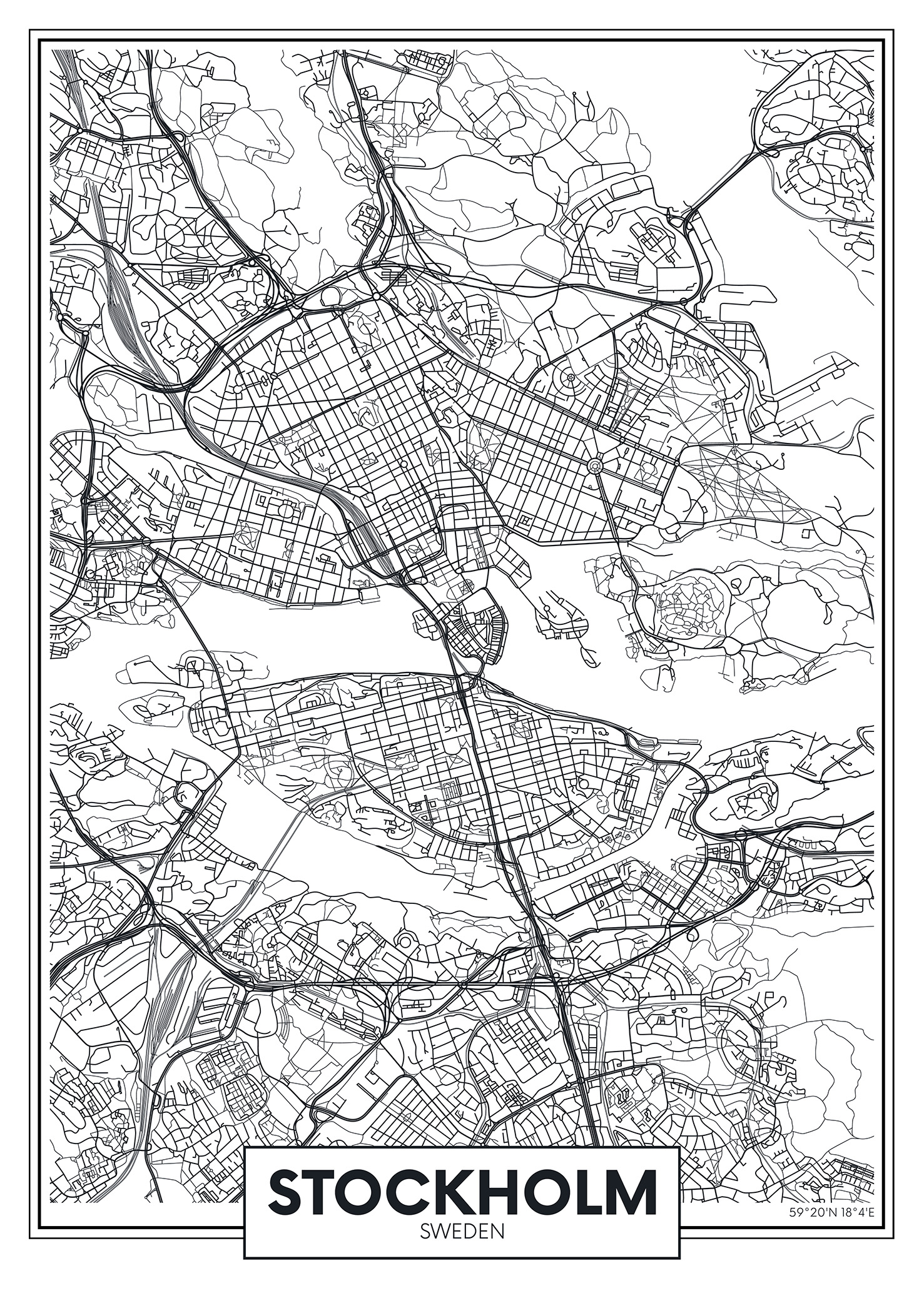 City Stockholm - Poster - 3