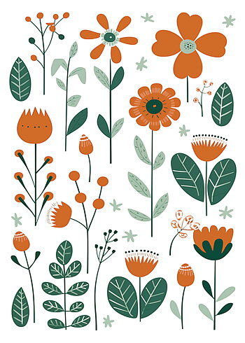 Green And Orange - Poster