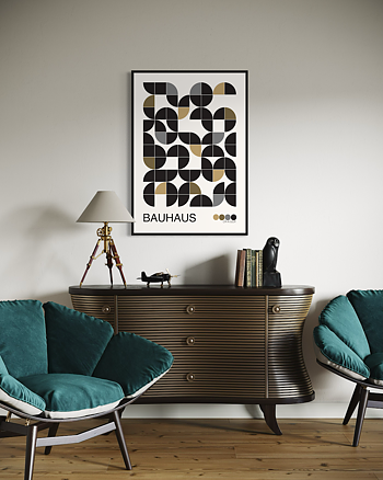 Bauhaus No2 - Poster