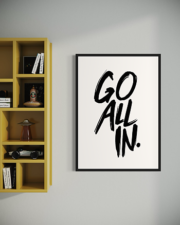 Go All In. - Poster