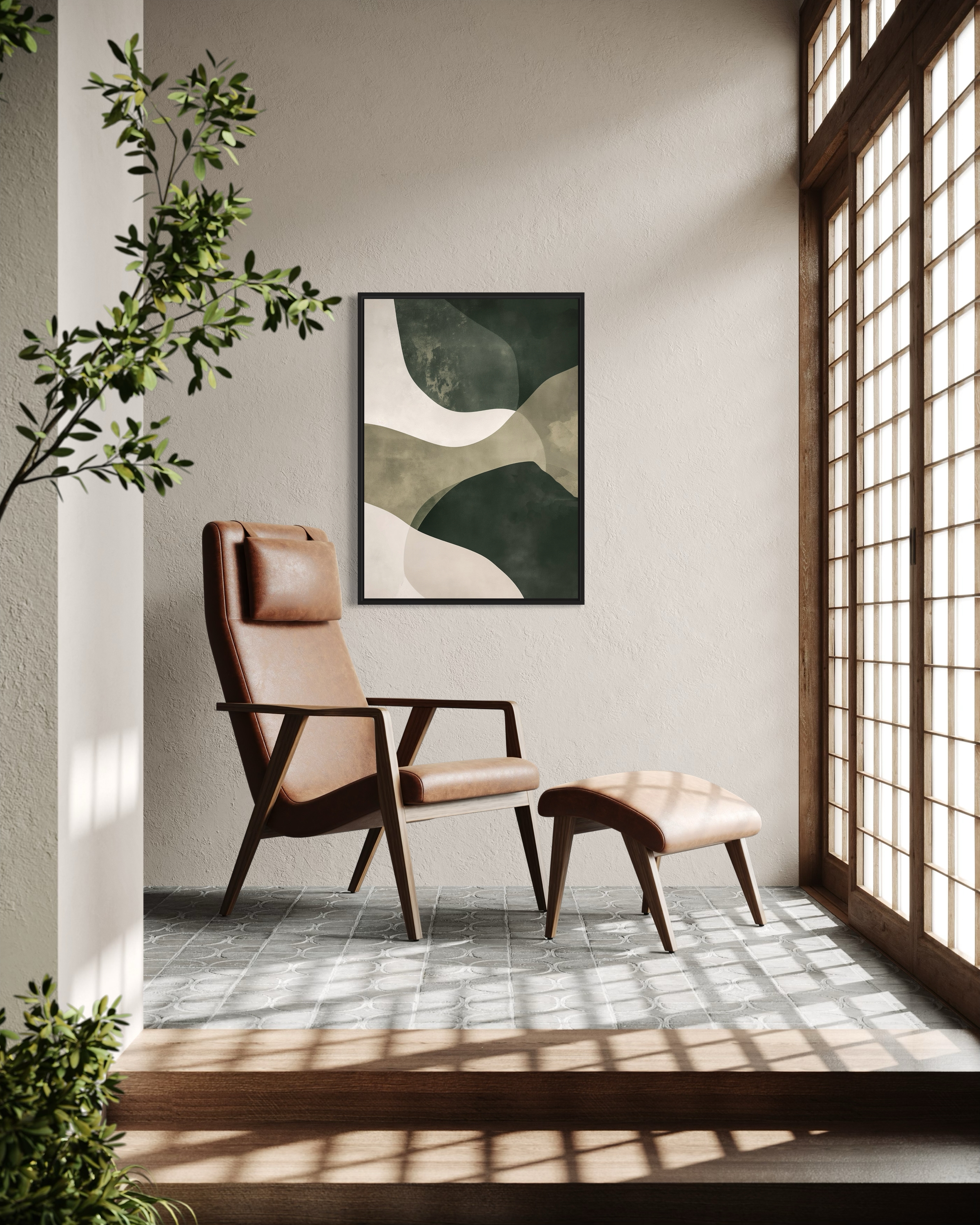 Green Sand No4 - Poster