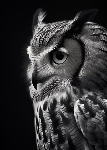 Animal Owl - Poster