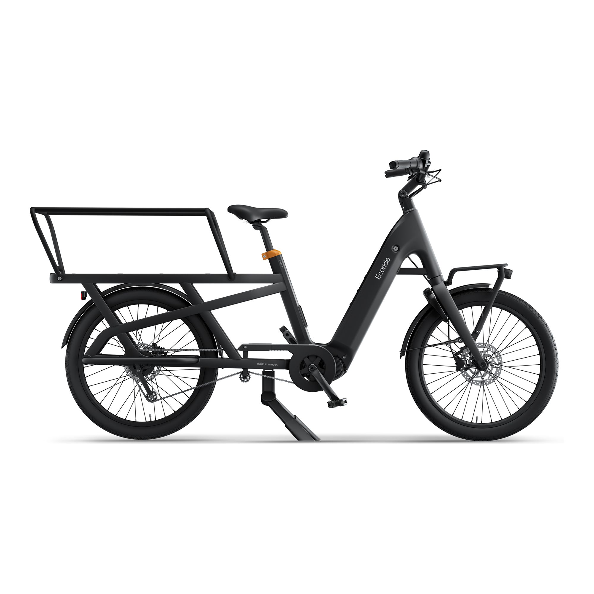 Ecoride Loader 812 Mittmotor, Kedja, Skivbroms Elcykel Lastcykel