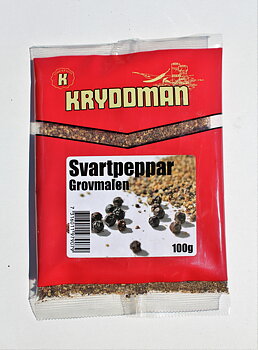 Svartpeppar grovmalen