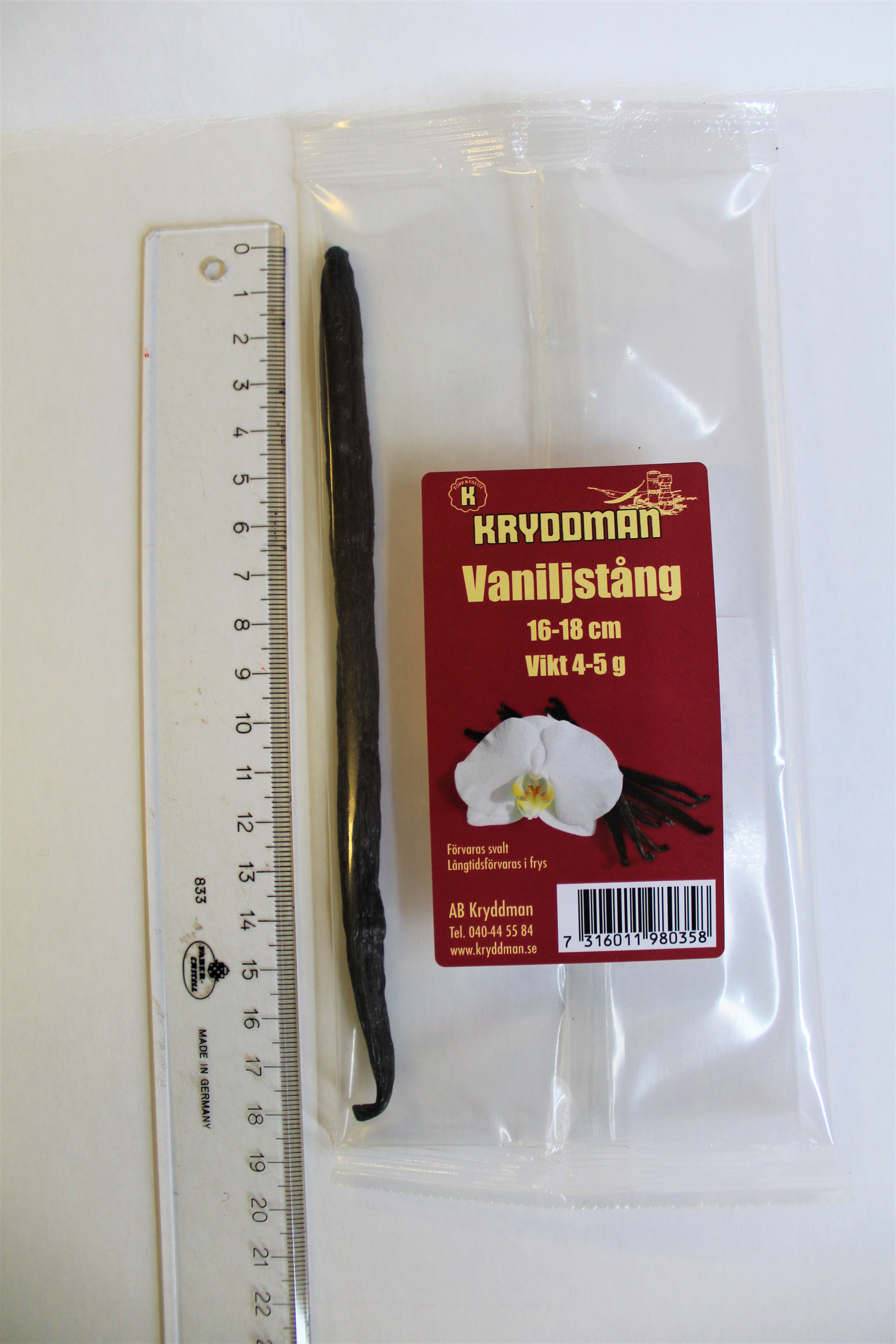 Vaniljstång Premium 16-18cm